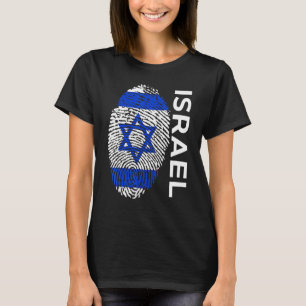 T-shirt Équipe d'Israël du Drapeau Jersey Sleeve Tee