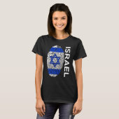 T-shirt Équipe d'Israël du Drapeau Jersey Sleeve Tee (Devant entier)