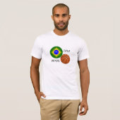 T-shirt Équipe du Brésil de basket-ball (Devant entier)