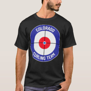 T-shirt Équipe du Colorado de curling Sweep Rock CO State