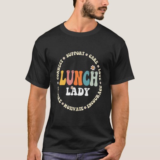 T-shirt Équipe du déjeuner de rentrée des classes Déjeune (Devant)