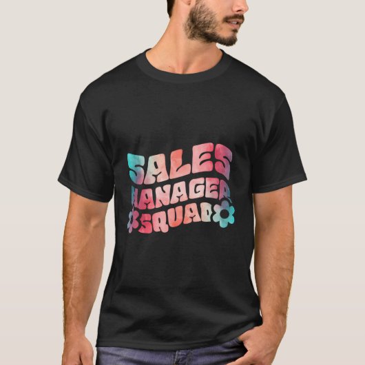 T-shirt Équipe du directeur des ventes (Devant)