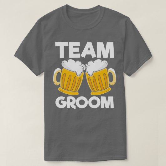 T-shirt Équipe du marié 2 (Design devant)