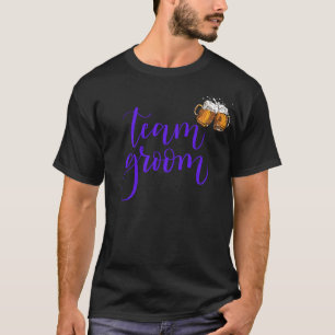 T-shirt Équipe du marié, enterrement de vie de garçon Rôle