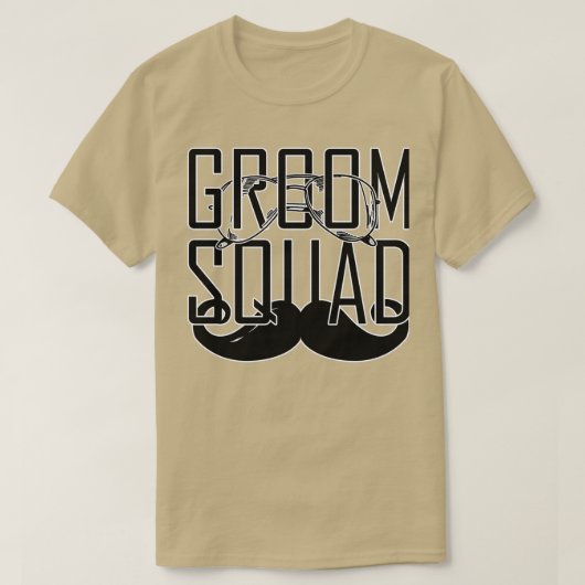 T-shirt Équipe du marié Garçons d'honneur (Design devant)