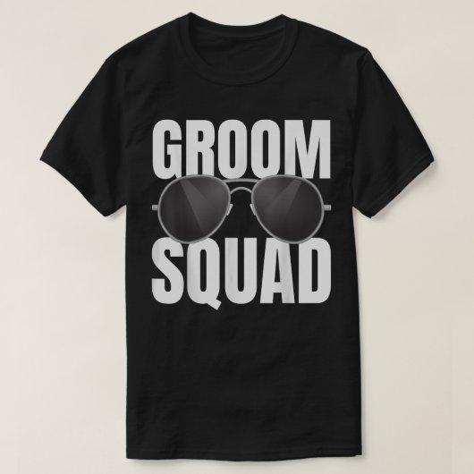 T-shirt Équipe du marié, membres de l'équipe, équipe drôle (Design devant)