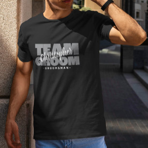 T-shirt Équipe du marié pour enterrement de vie de garçon 
