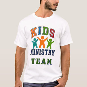 T-shirt 🧸 Équipe du ministère des enfants Typographie 👕