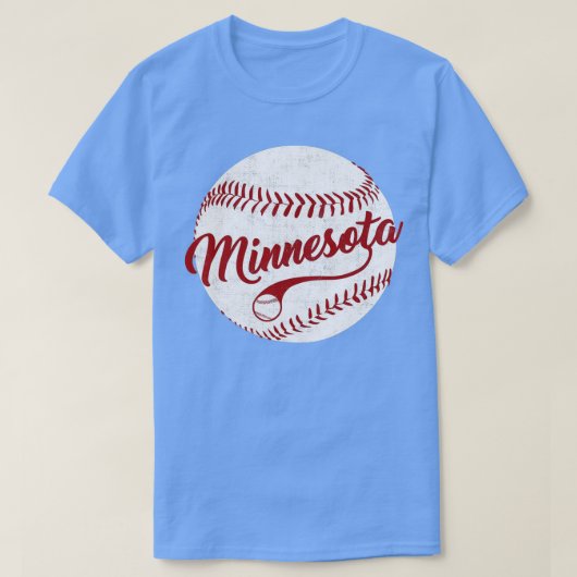 T-shirt Équipe du Minnesota de baseball Amour Baseball Nat (Design devant)