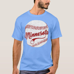 T-shirt Équipe du Minnesota de baseball Amour Baseball Nat