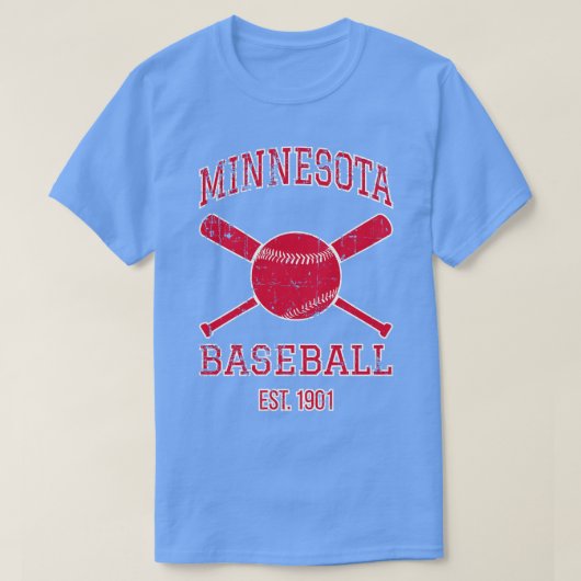 T-shirt Équipe du Minnesota de baseball I (Design devant)