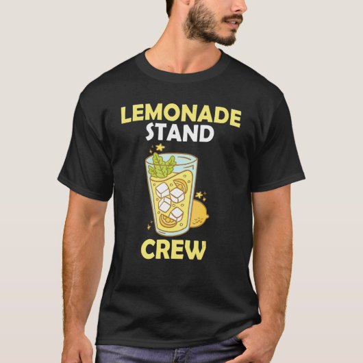 T-shirt Équipe du stand de limonade (Devant)