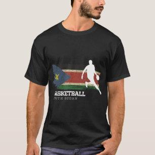 T-shirt Équipe du Sud-Soudan de basket-ball B-ball masculi