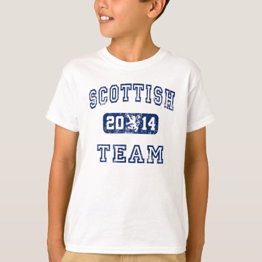 T-shirt Équipe écossaise 2014 (Devant)