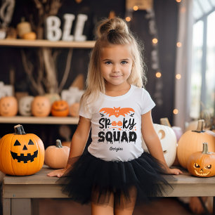 T-shirt Équipe éffrayante personnalisée Enfants de la sais