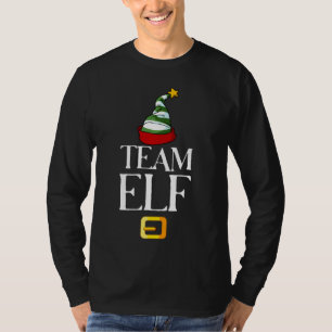 T-shirt Équipe Elf Noël Famille Père Noël Costume Correspo