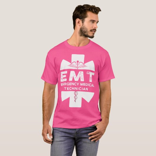 T-shirt Équipe Emt Technicien Médicale D'Urgence Docteur E (Devant entier)
