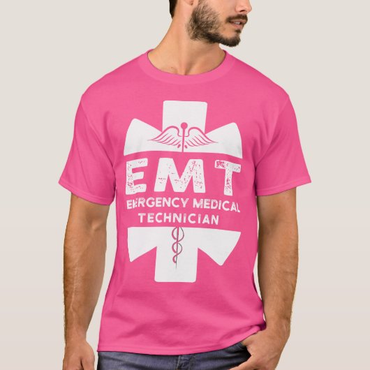 T-shirt Équipe Emt Technicien Médicale D'Urgence Docteur E (Devant)