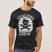 T-shirt Équipe Enseignant Noir & Blanc (Devant)