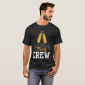 T-shirt Équipe EVG mariée mari (Devant entier)