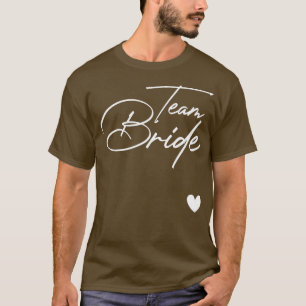 T-shirt Équipe féminine de mariée enterrement de vie de je