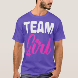 T-shirt Équipe Fille Futurs Parents Bébé Faire-part Genre