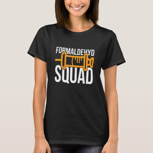 T-shirt Équipe Formaldehyd Pour Un Emballeur Formaldehyd (Devant)