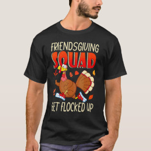 T-shirt Équipe Friendsgiving Fait un Tabac avec Remercieme
