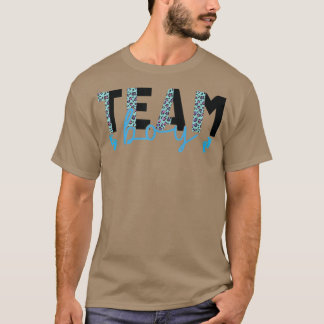 T-shirt Équipe Garçon Empreinte de léopard Cute Rose Ou Bl