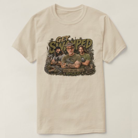 T-shirt Équipe Get Swamped (Design devant)