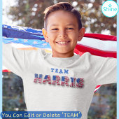 T-shirt ÉQUIPE HARRIS Kamala Harris Alphabet du ballon dra