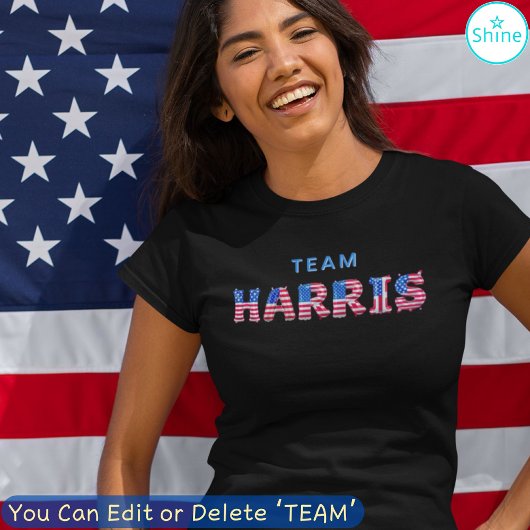 T-shirt ÉQUIPE HARRIS Kamala Harris Alphabet du ballon dra