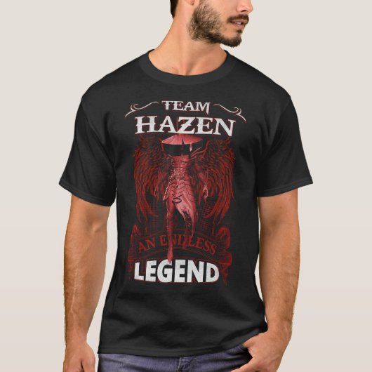 T-shirt Équipe HAZEN - Une LÉGENDE sans fin (Devant)
