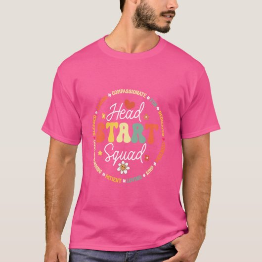 T-shirt Équipe Head Start Professeur d'école à la maison H (Devant)