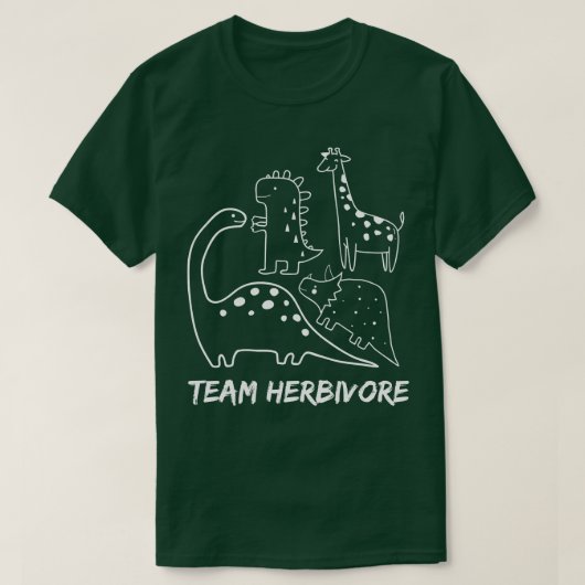 T-shirt Équipe Herbivore (Design devant)