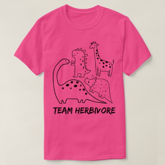 T-shirt Équipe Herbivore 3 (Design devant)