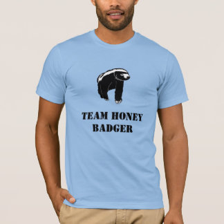 T-shirt Équipe Honey Badger Black Text Grand Design T-shir