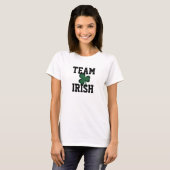 T-shirt Équipe irlandaise/combat n'importe qui pièce en t (Devant entier)