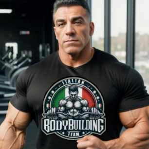 T-shirt Équipe italienne de musculation