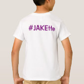 T-shirt Équipe Jacob - chemise de #JAKEtte (Dos)