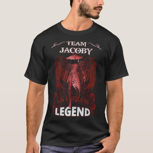 T-shirt Équipe JACOBY - Une LÉGENDE sans fin (Devant)
