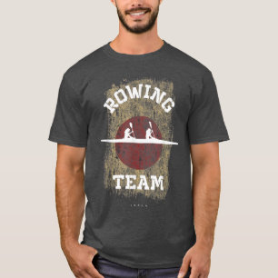 T-shirt Équipe Japon de remorquage Oarswoman Rower Girl Ro