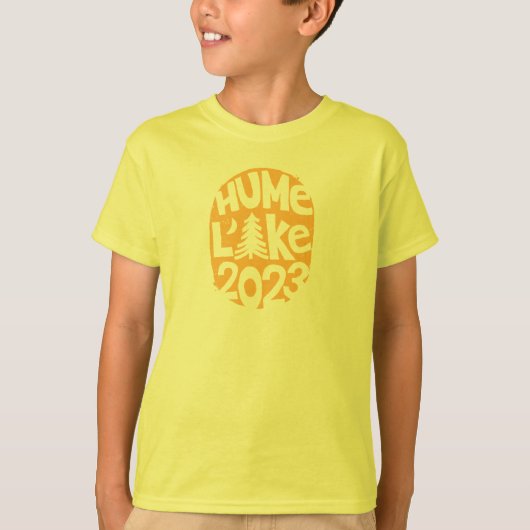 T-shirt Équipe Jaune Hume 2023 (Devant)