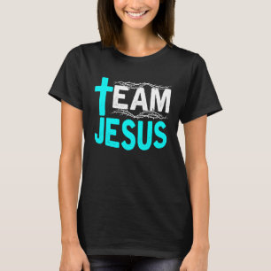 T-shirt Équipe Jésus christianisme, catholiques, religion