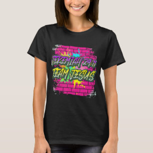T-shirt Équipe Jésus Foi Religieuse Humour