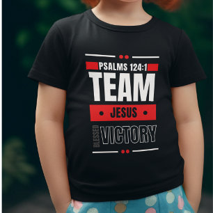 T-Shirt Équipe Jésus - Prière Religieuse Biblique Spiritue