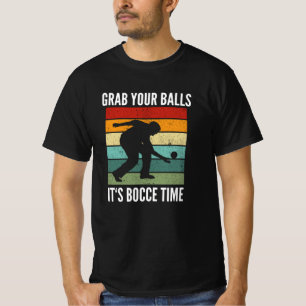 T-shirt Équipe Joueur-Boules de Bocce Funny