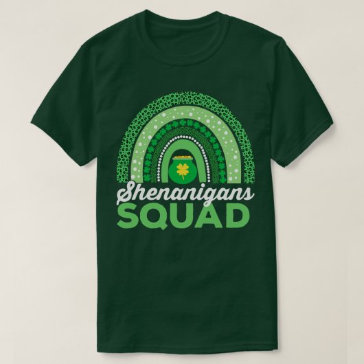 T-shirt Équipe Jour de la Saint Patrick Shenanigans (Design devant)