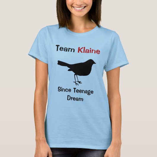 T-shirt Équipe Klaine (Devant)