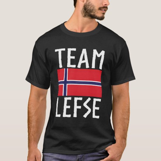 T-shirt Équipe Lefse Norwegian Lefse Lefse (Devant)